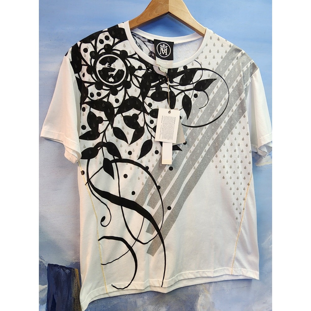 M. Patmos Ryan McGinness Reflective Printed Tee NWT